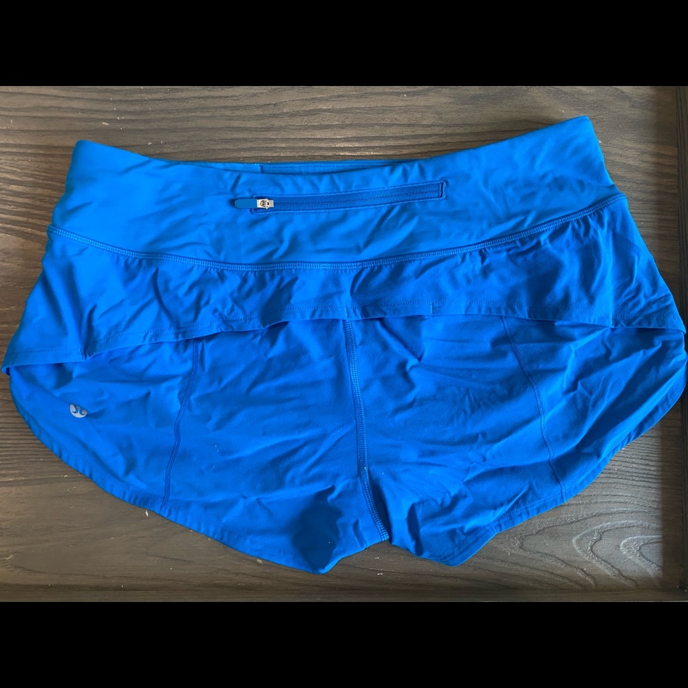 blue lululemon shorts!